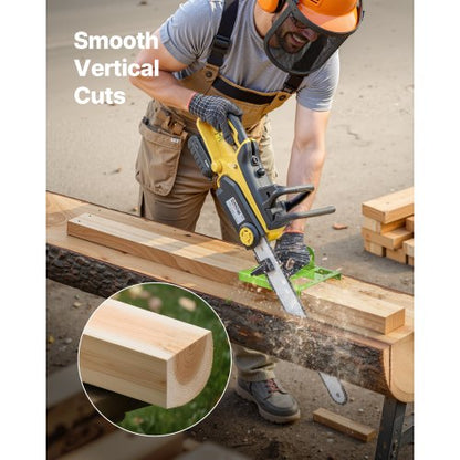 Motorsågsverk, Justerbar 5-15 cm Bredd, Vertikal Timmersågningsguide, Bärbar Timmersågstillbehör, Kraftigt Gjutjärnssågverksverktyg Skärtillbehör för Byggare Träarbetare |  EU