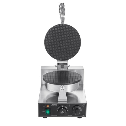 Electric Ice Cream Cone Machine Commercial Waffle Cone Egg Roll Maker 1230W