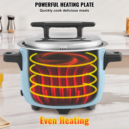 Commercial Rice Cooker 40 Cups Non-stick Pot 8L 24H Keep Warm Restaurant