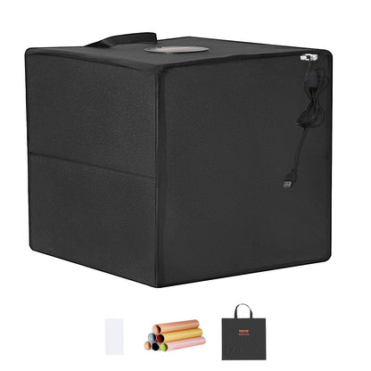 12" x 12" Photo Studio Light Box 3000-5600K 6 dubbelsidiga färgbakgrunder