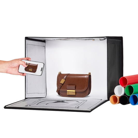 Photo Studio Light Box 12"x12" 3000-5600K Justerbar 3 färgtemperaturer
