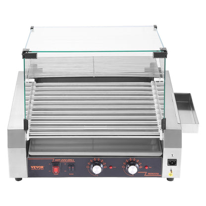 Electric 30 Hot Dog 11 Roller Commercial Grill Spismaskin 2200W