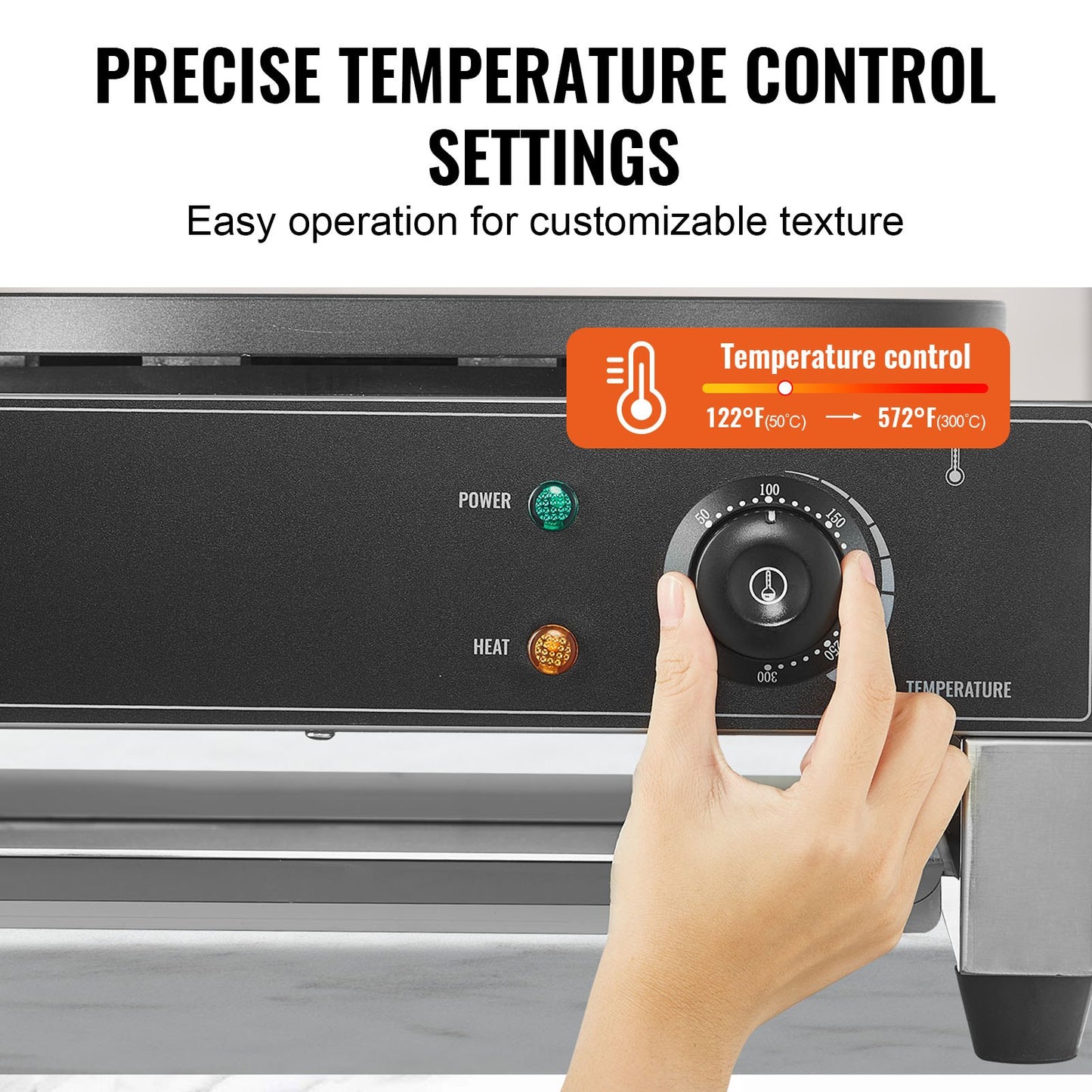 16 Inch Electric Crepe Maker Commercial Crepe Machine 1700W Non-stick