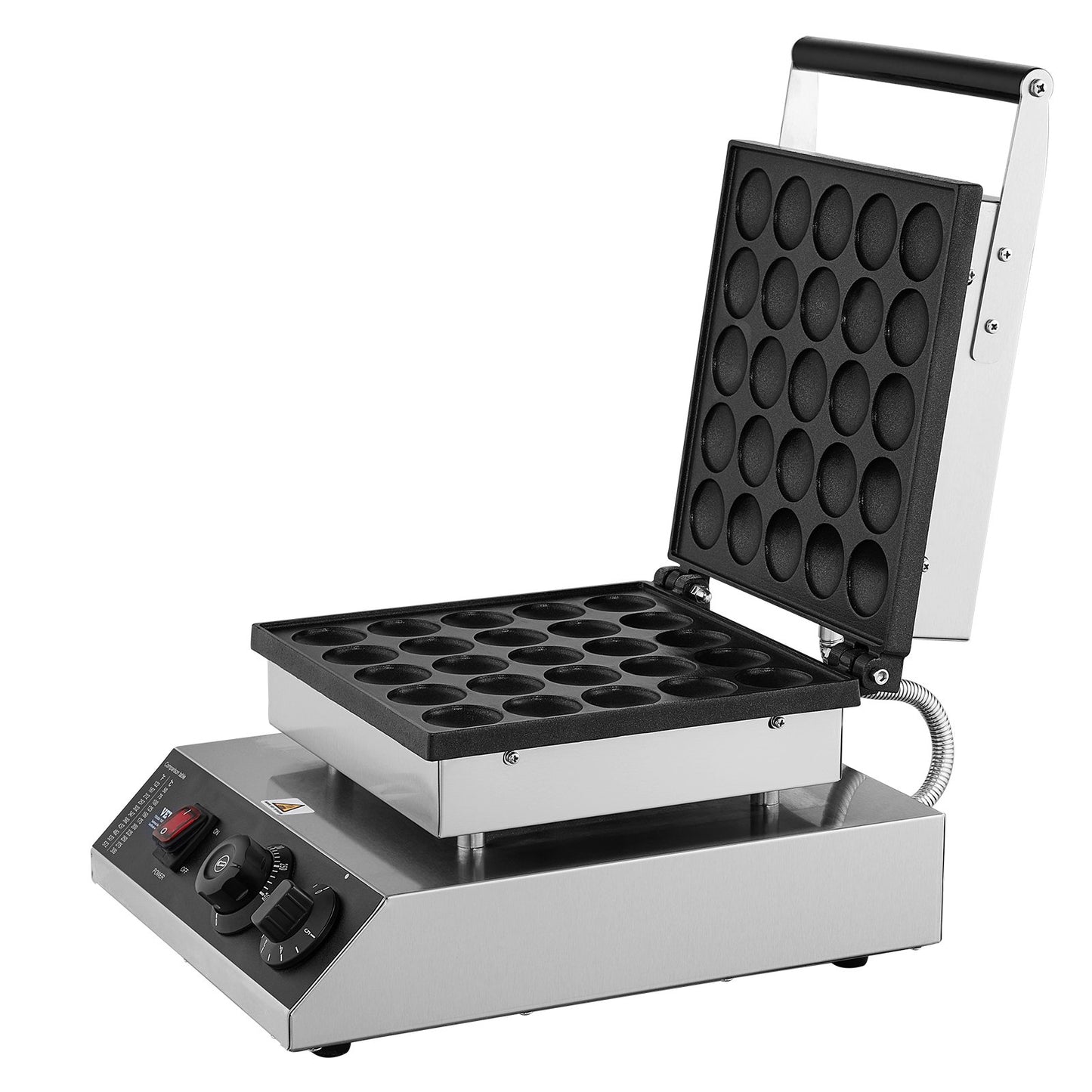 25 STK 43 mm Mini holländsk pannkaksmakare Kommersiell Dorayaki Baker 1700W