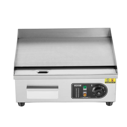 Kommerzieller Elektrogrill, 2800 W, Flachgrill für die Arbeitsplatte, 122℉-572℉