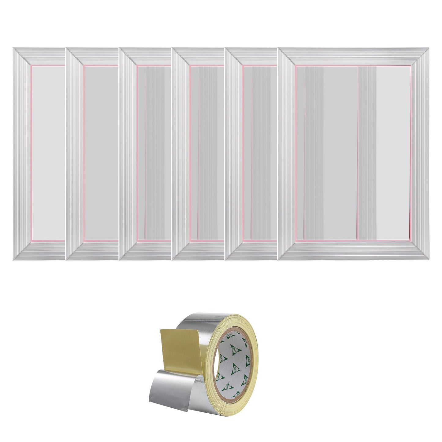 Screen Printing Kit Silk Screen Printing Ram 10x14in 156 Count Mesh 6st