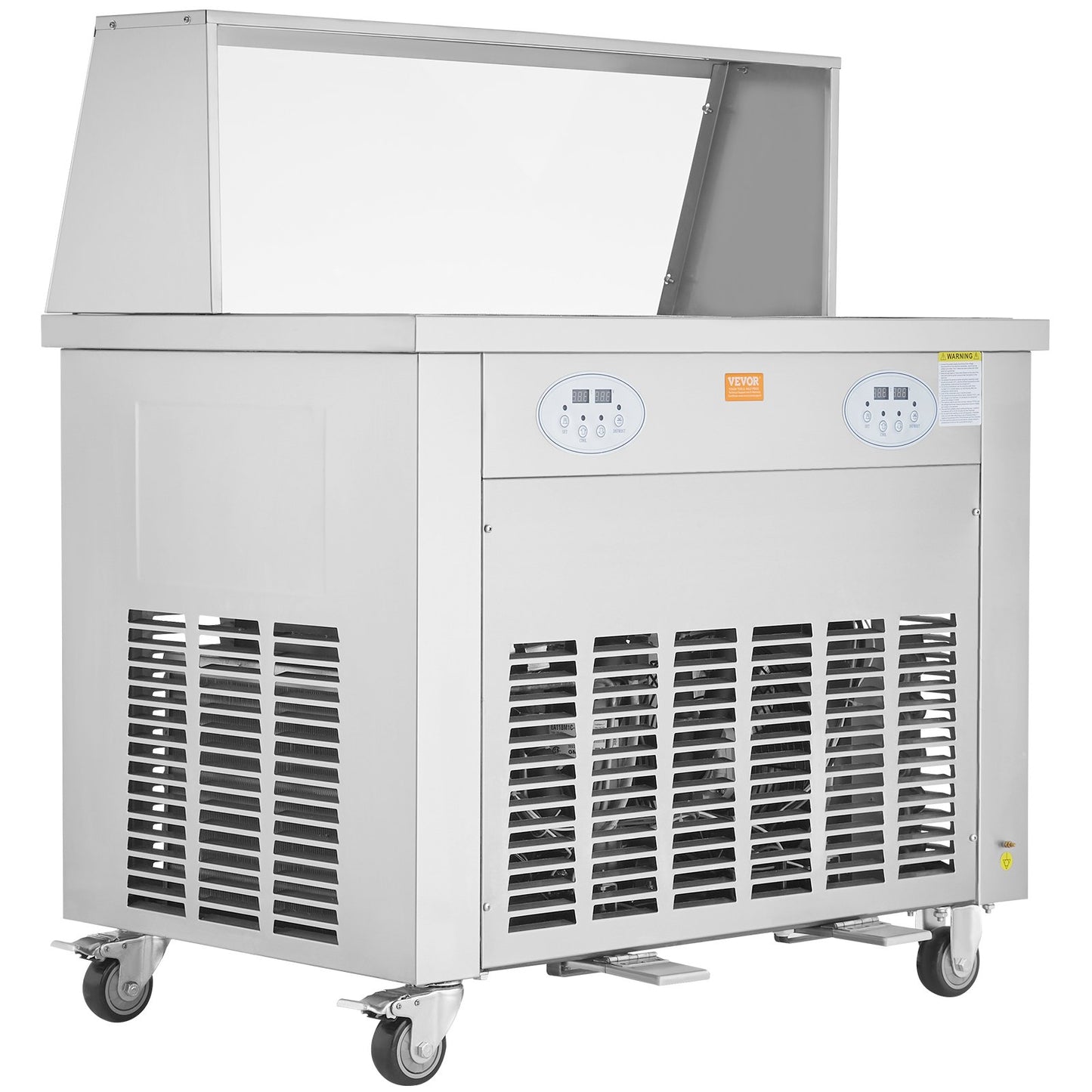 Fried Ice Cream Roll Machine Rolled Ice Cream Maker 13,8x13,8 tum 2 kastruller