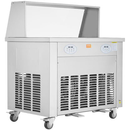 Fried Ice Cream Roll Machine Rolled Ice Cream Maker 13,8x13,8 tum 2 kastruller