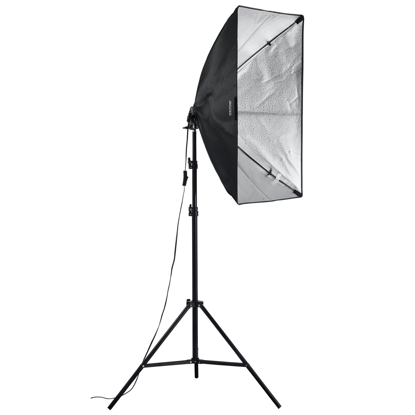 Softbox Lighting Kit 20 tum x 28 tum 30W 5500K LED-lampor justerbart stativ