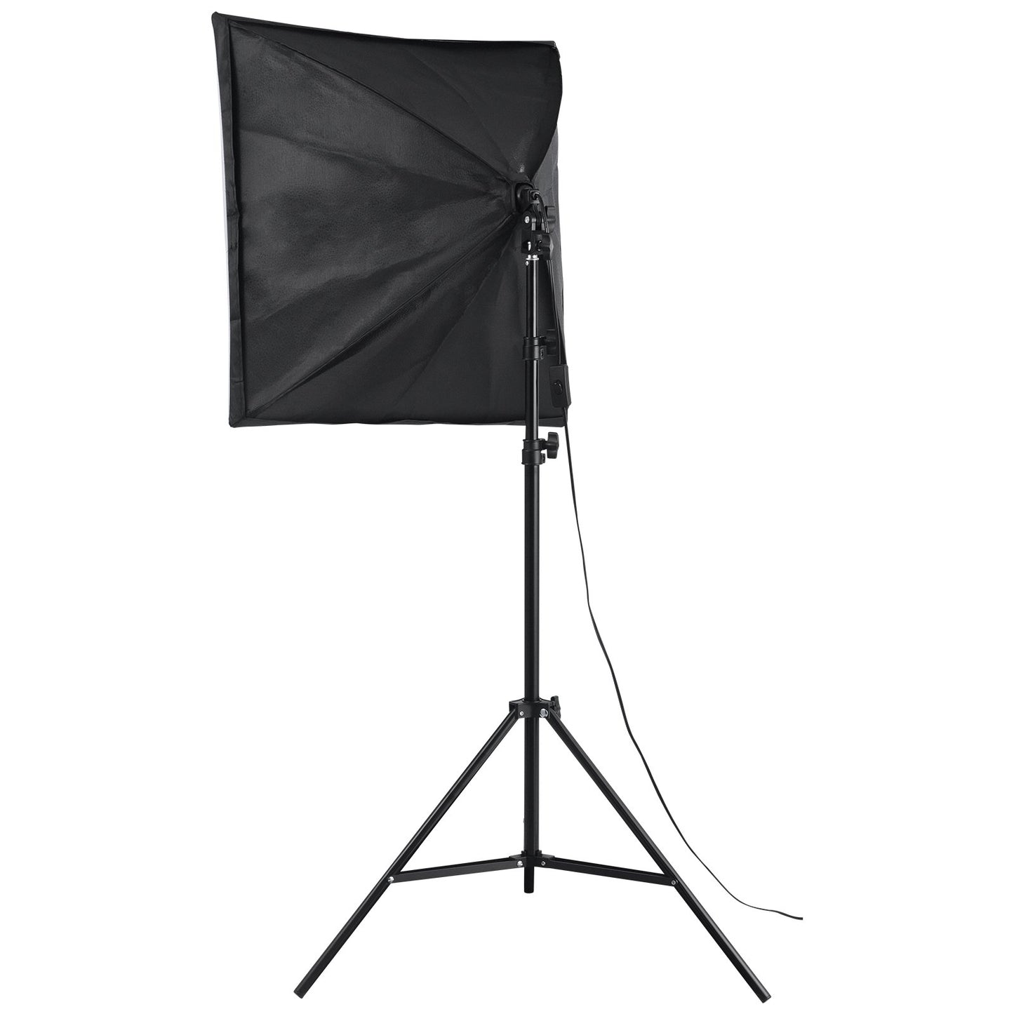 Softbox Lighting Kit 24 tum x 24 tum 30W 5500K LED-lampor justerbart stativ