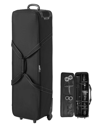Studio Equipment Trolley Case 46.46 x 14.57 x 11.81 in Rolling Camera Bag