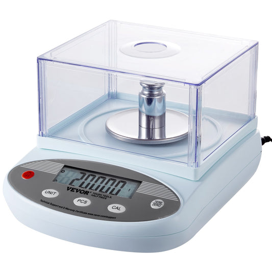 Analytical Balance Lab Scale 500g x 0,001g 13 enheter med vindruta LCD