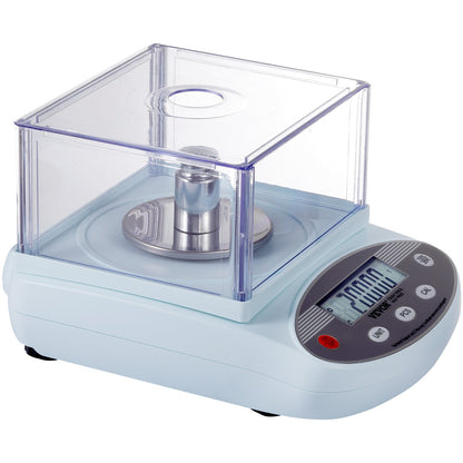 Analytical Balance Lab Scale 500g x 0,001g 13 enheter med vindruta LCD