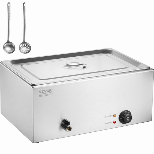 Commercial Electric Food Warmer Bänkskiva buffé 1*18L Pan Bain Marie