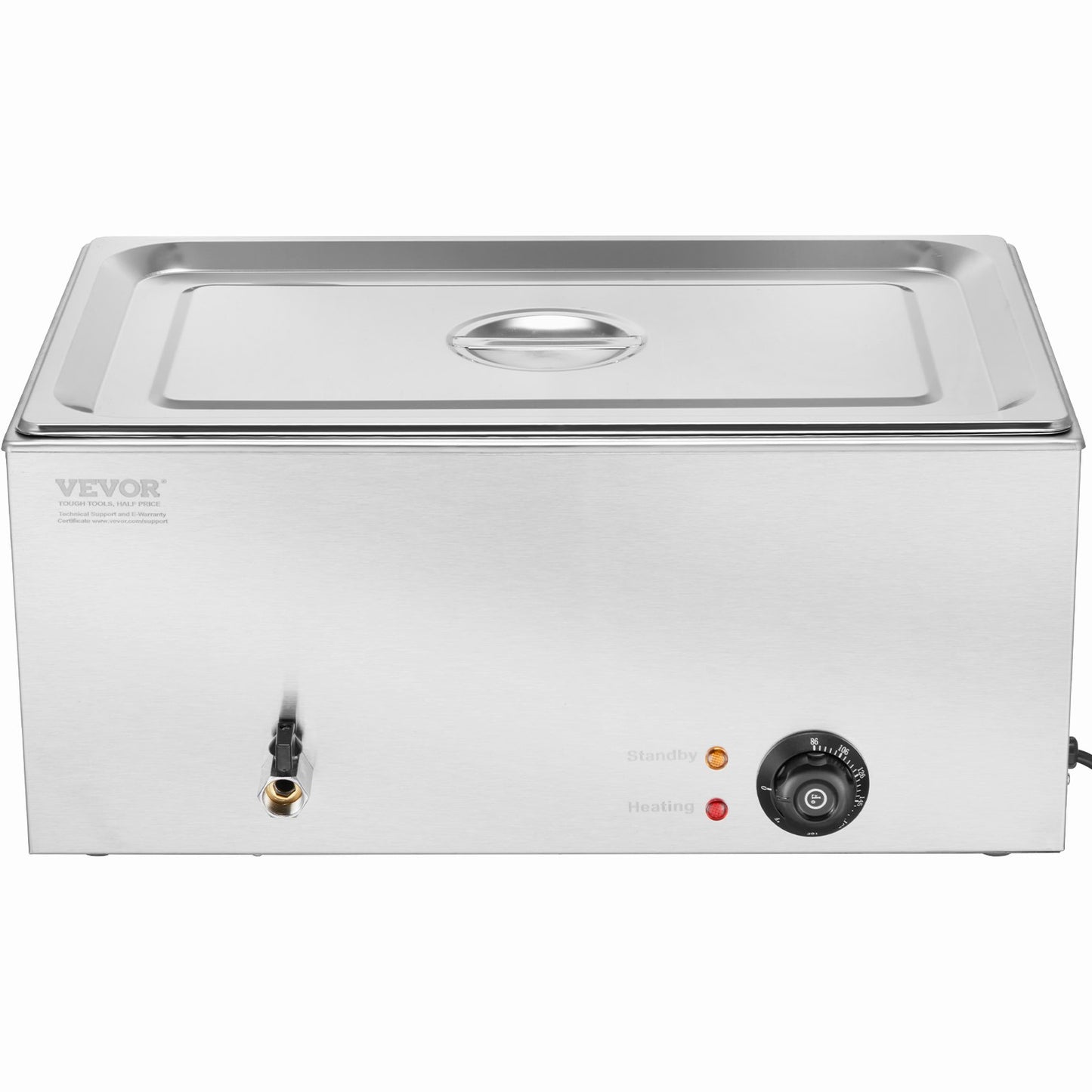Commercial Electric Food Warmer Bänkskiva buffé 1*18L Pan Bain Marie