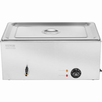 Commercial Electric Food Warmer Bänkskiva buffé 1*18L Pan Bain Marie
