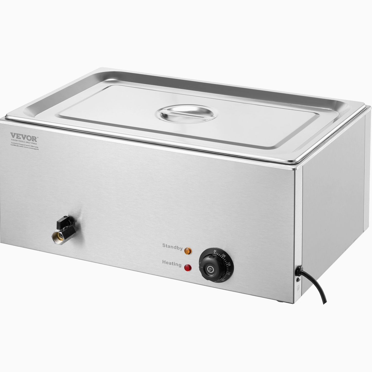 Commercial Electric Food Warmer Bänkskiva buffé 1*18L Pan Bain Marie
