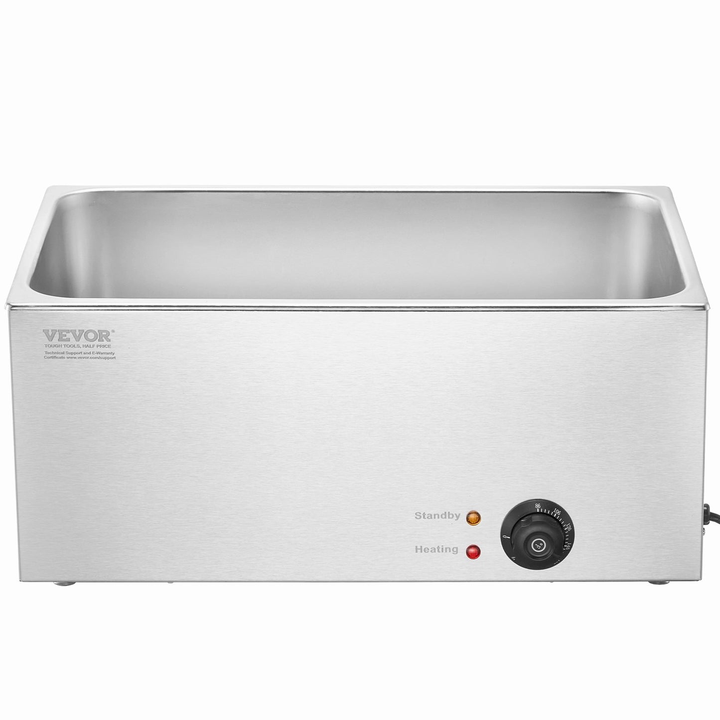 Commercial Electric Food Warmer Bänkskiva buffé 18L 1200W Bain Marie