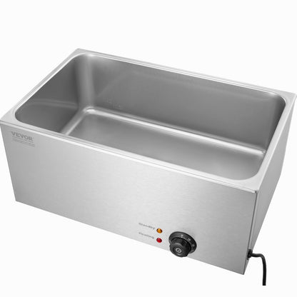 Commercial Electric Food Warmer Bänkskiva buffé 18L 1200W Bain Marie