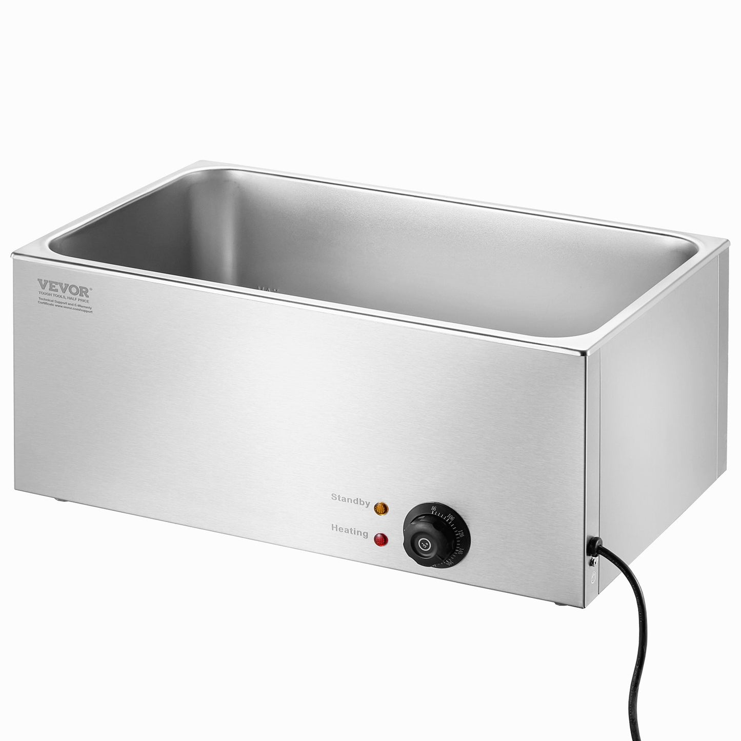 Commercial Electric Food Warmer Bänkskiva buffé 18L 1200W Bain Marie