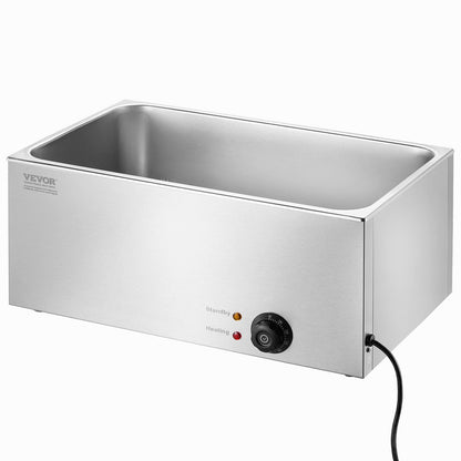 Commercial Electric Food Warmer Bänkskiva buffé 18L 1200W Bain Marie