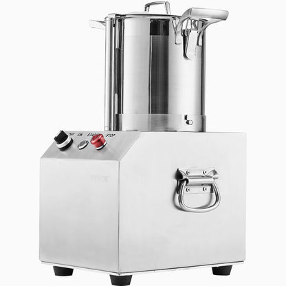 Matberedare & Grönsakshackare 4L Mixer av rostfritt stål av livsmedelskvalitet
