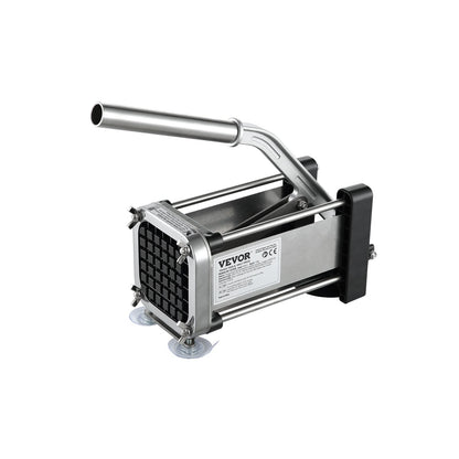 Fransk Fry Cutter Rostfritt stål Potatis Grönsaksskärare Hackare 2 Blad