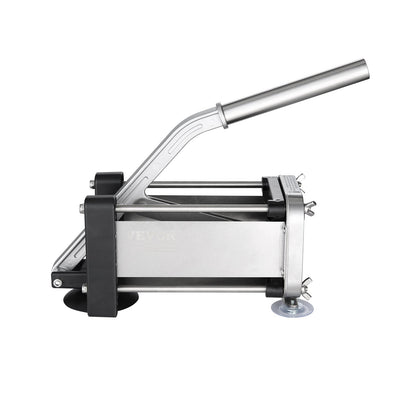 Fransk Fry Cutter Rostfritt stål Potatis Grönsaksskärare Hackare 2 Blad