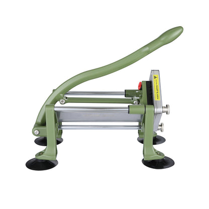 Fransk Fry Cutter Rostfritt stål Potatis Grönsaksskärare Hackare 2 Blad