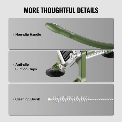 French Fries Cutter Stainless Steel Potato Vegetable Cutter Chopper with Blade
