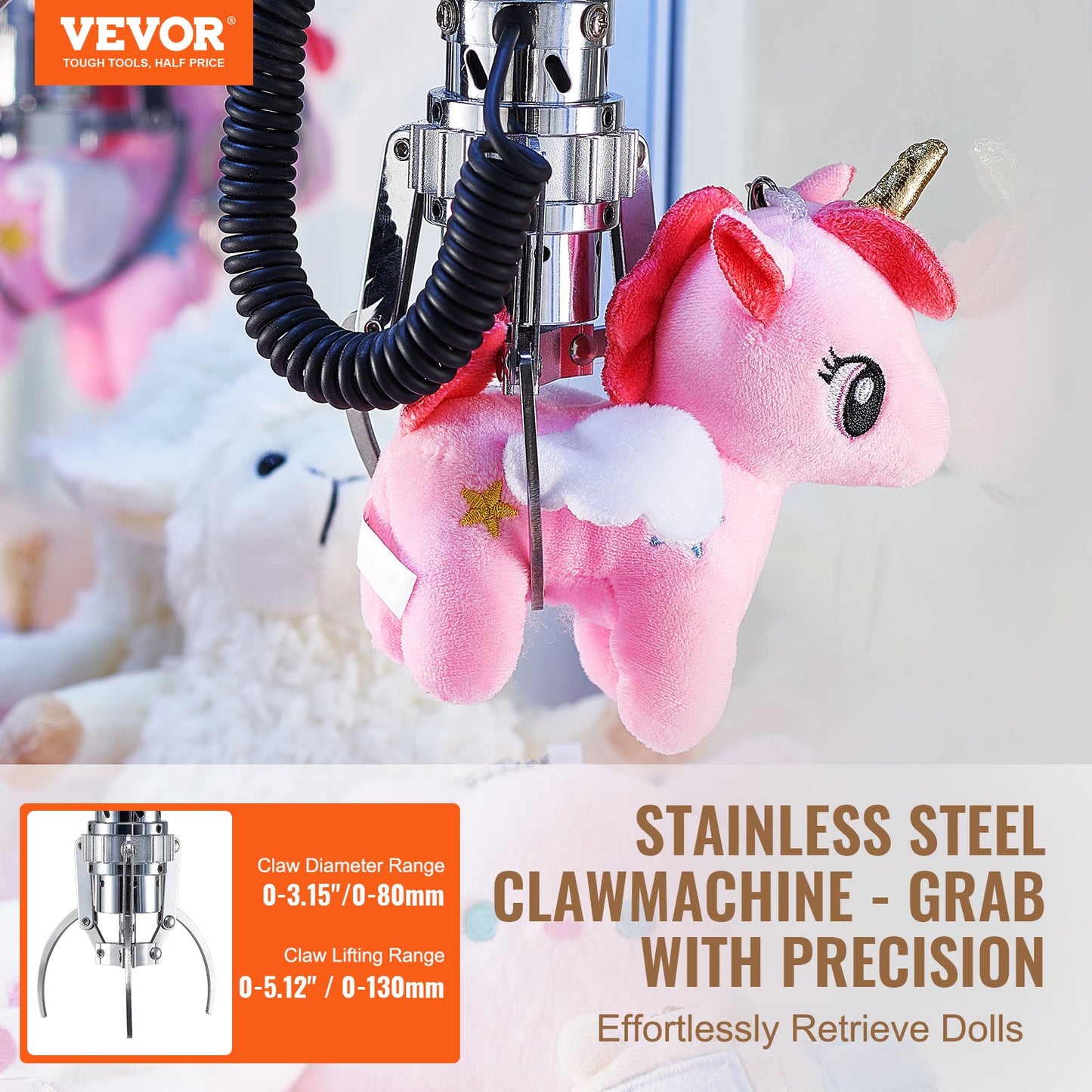 Claw Crane Machine Mini Candy Prize Grabber Catcher Arkadspelleksaker