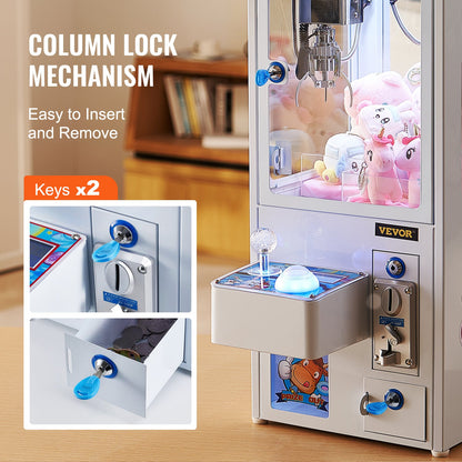 Claw Crane Machine Mini Candy Prize Grabber Catcher Arkadspelleksaker