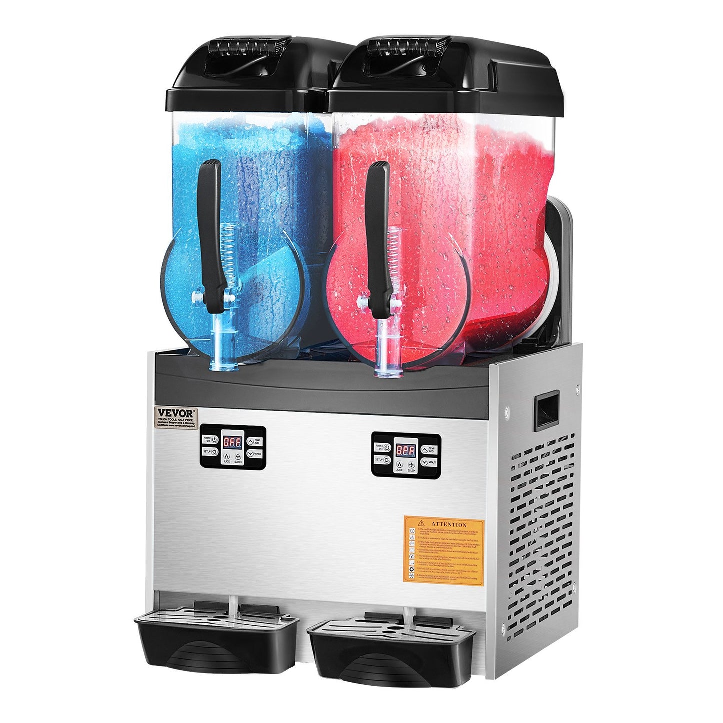 12Lx2 Tank Commercial Slushy Machine Margarita Smoothie Frozen Drink Maker