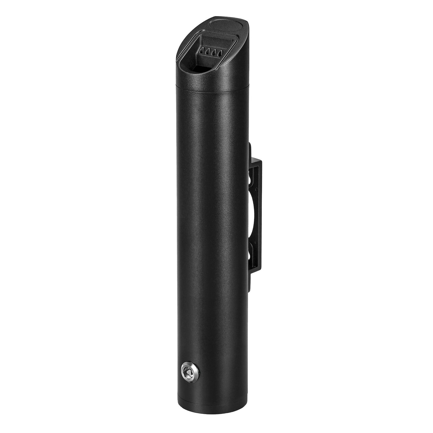 Cigarette Butt Container Stainless Steel Wall Mounted Waste Disposal Black