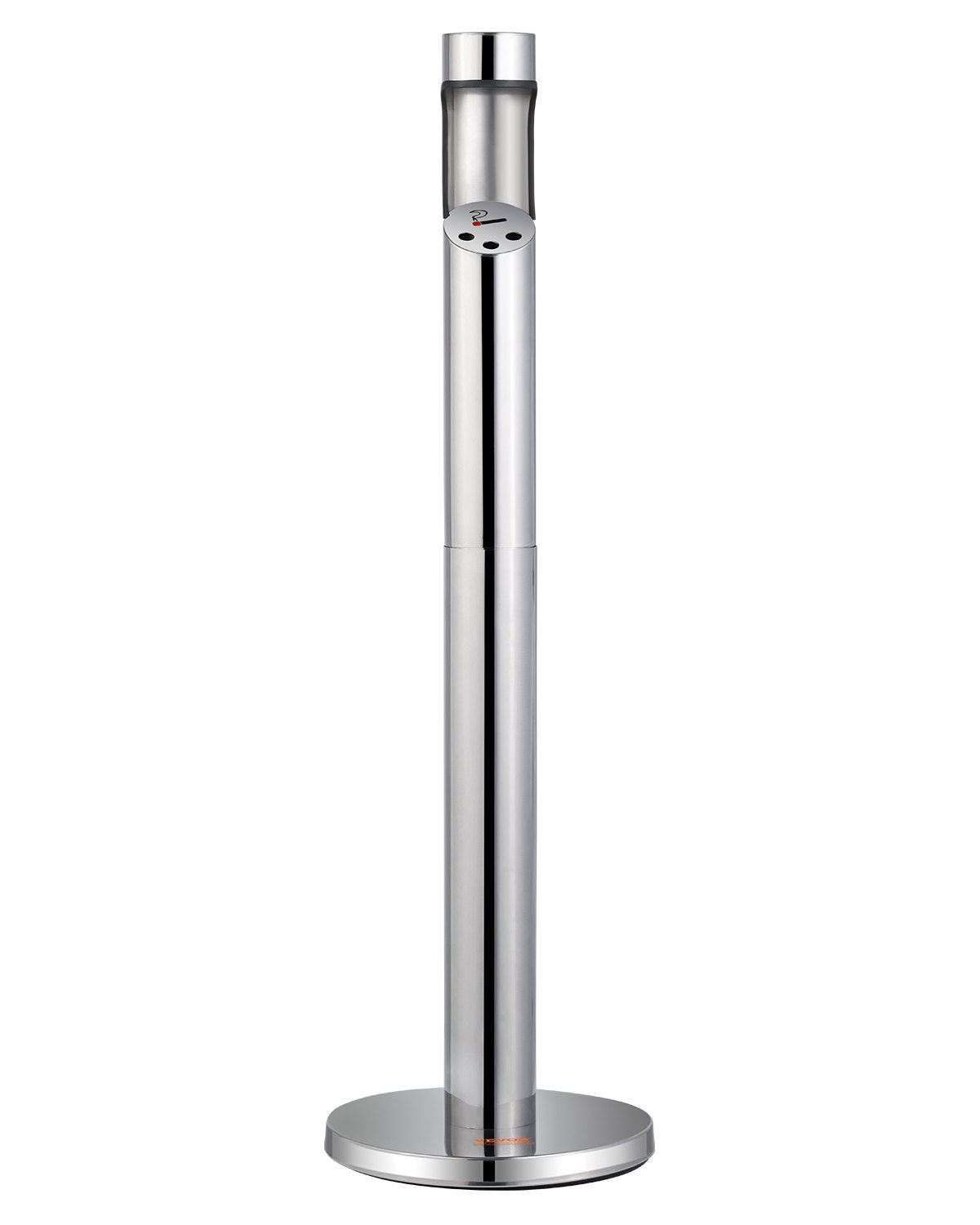 Cigarette Butt Container Stainless Steel Cylinder Butt Waste Silver