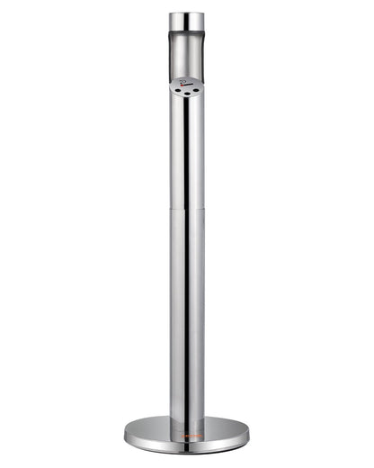 Cigarette Butt Container Stainless Steel Cylinder Butt Waste Silver