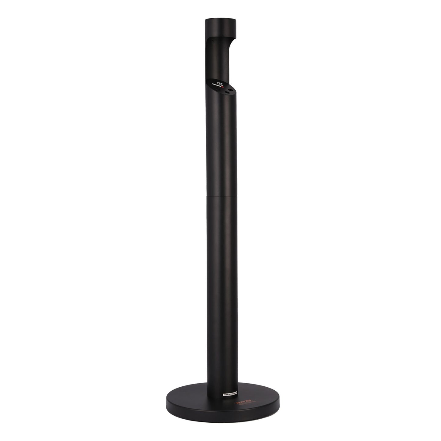 Cigarette Butt Container Freestanding Outdoor Cylinder Butt Disposal Black