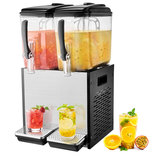 Commercial Beverage Dispenser 12L x 2 Tankar Kall Juice Is Drink Dispenser