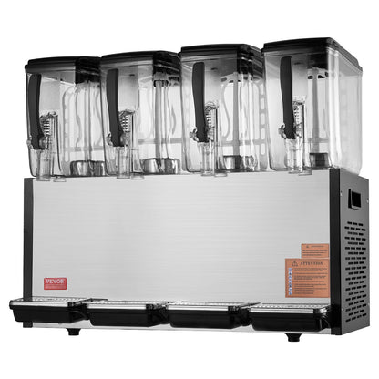 Commercial Beverage Dispenser 12L x 4 tankar Kall Juice Is Drink Dispenser