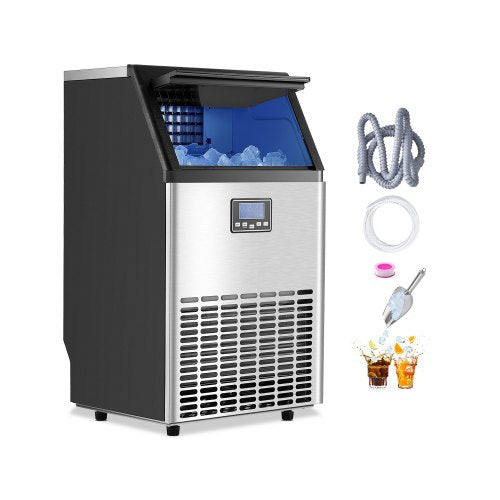 commercial ice machine Freestanding cabinet machine 100lbs/24H 45 ice cubes