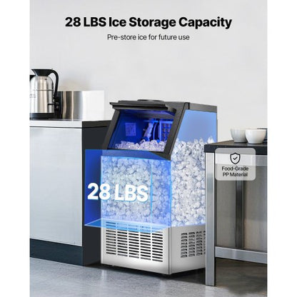 commercial ice machine Freestanding cabinet machine 110lbs/24H 36 ice cubes | EU