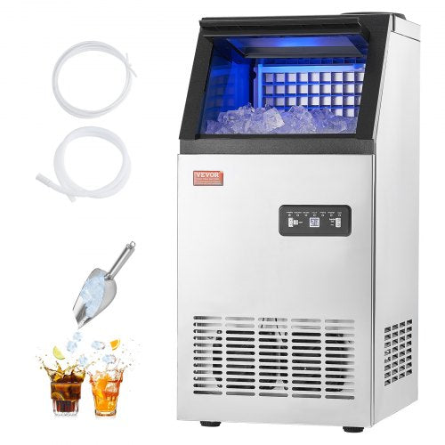 commercial ice machine Freestanding cabinet machine 110lbs/24H 36 ice cubes | EU