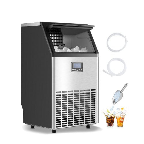 commercial ice machine Freestanding cabinet machine 130lbs/24H 45 ice cubes