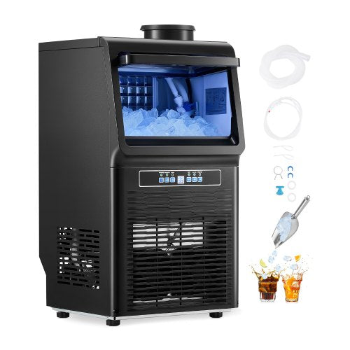 commercial ice machine Freestanding cabinet machine 70lbs/24H 36 ice cubes