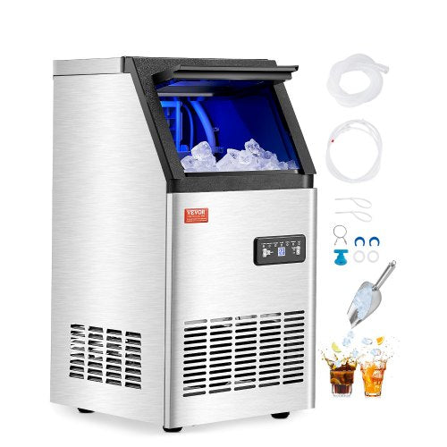 commercial ice machine Freestanding cabinet machine 100lbs/24H 36 ice cubes