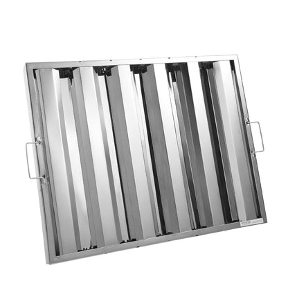 24.5Wx19.5H inch Commercial Hood Filter Interval Hood Baffle Stainless Steel