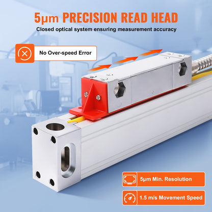 Digital Readout 16'' &amp; 18'' &amp; 38'' Linear Scale 3 Axis DRO Display Kit