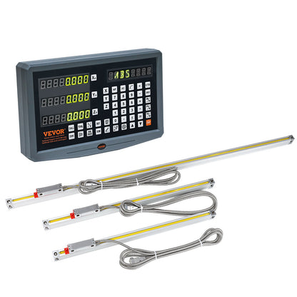 Digital Readout 16'' &amp; 18'' &amp; 38'' Linear Scale 3 Axis DRO Display Kit