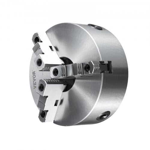 3-jaw lathe chuck, 10'', self-centering lathe chuck, 0.24-9.84 inch/6-250 mm clamping range with T-key fastening screws hex key, for lathe 3D printer machining Center milling drilling machine | EU