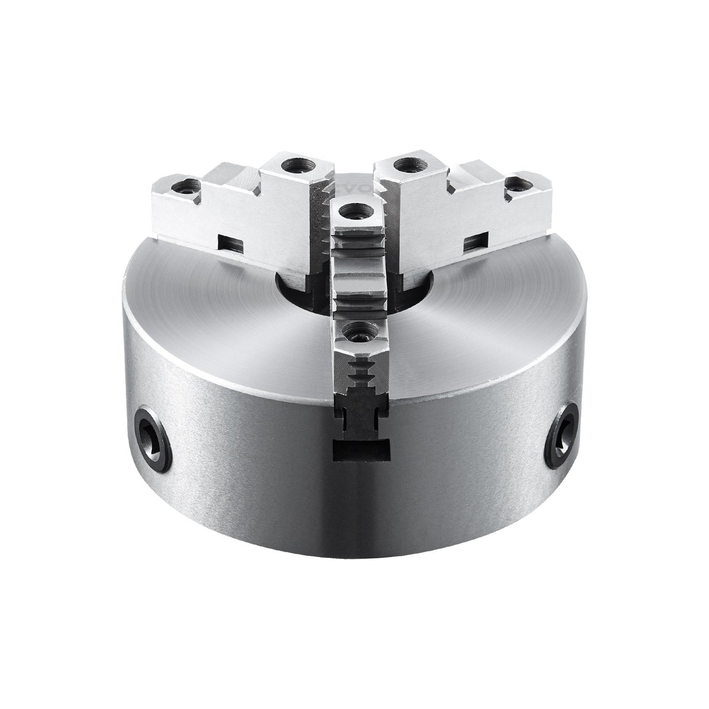 3-jaw lathe chuck, 8'', self-centering lathe chuck, 0.16-8 inch/4-200 mm clamping range with T-key fastening screws hex key, for lathe 3D printer machining Center milling drilling machine